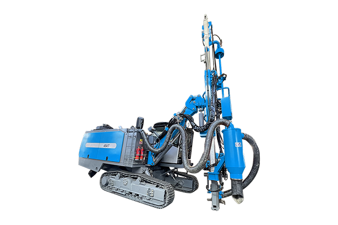 Integrated DTH drilling rig